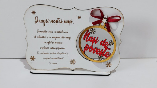 Tablita cu glob "Nasi de poveste"