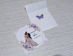 Invitatie nunta cu fluturi #5 - Img 2