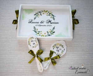 Set gatit mireasa Green