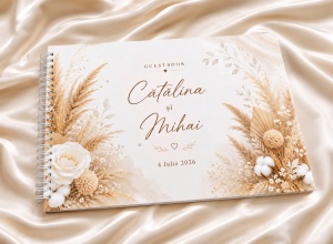 Guestbook "Ganduri pentru miri" Boho