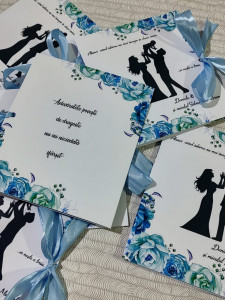 Invitatie nunta si botez bleu - Img 2