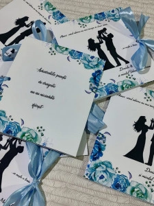 Invitatie nunta si botez bleu - Img 2