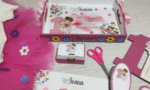 Set moț Fetita cu flori - Img 3