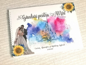 Guestbook "Ganduri pentru miri" Sun Flowers Royal