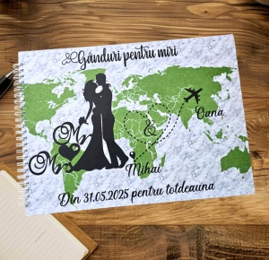 Guestbook "Ganduri pentru miri"-tematica Travel