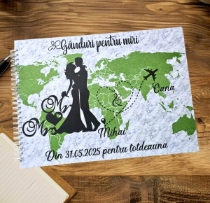 Guestbook "Ganduri pentru miri"-tematica Travel