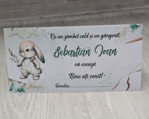 Plic bani Iepuraș Coconas