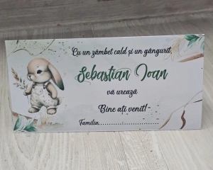 Plic bani Iepuraș Coconas