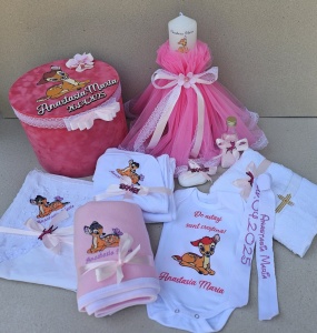 Trusou botez si lumanare tematica Bambi