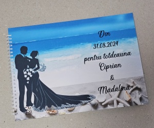 Guestbook "Ganduri pentru miri" Marine Wedding