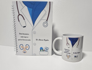 Set cana si agenda pentru medic Urolog