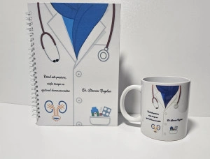 Set cana si agenda pentru medic Urolog