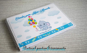 Guestbook botez- Elefantelul cu baloane