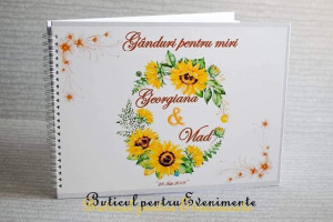 Guestbook "Ganduri pentru miri" Sunflowers