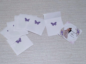 Invitatie nunta cu fluturi #5