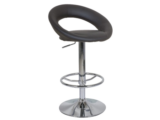 SCAUN DE BAR C-300 NEGRU/CROM STIL MODERN SIGNAL