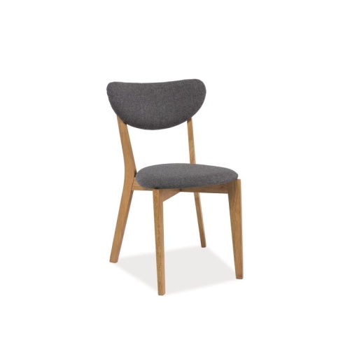 SCAUN DINING ANDRE GRI/STEJAR TAP.41 STIL SCANDINAV SIGNAL