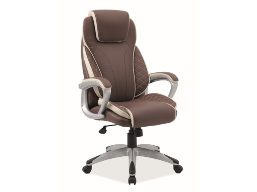 SCAUN ROTATIV DIRECTORIAL Q-391 MARO/CREM STIL MODERN SIGNAL