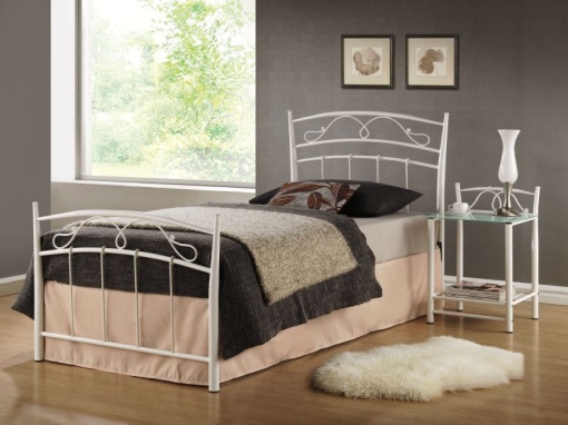 PAT DE O PERSOANA SIENA ALB 99CM STIL CLASIC, SIGNAL