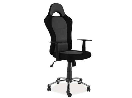 SCAUN DE BIROU DIRECTORIAL Q-039 NEGRU-GRI STIL MODERN SIGNAL