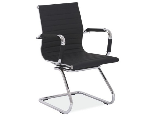 SCAUN MODERN DE BIROU Q-123 NEGRU STIL MODERN SIGNAL
