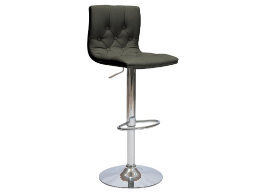 SCAUN DE BAR KROC-10A NEGRU/CROM STIL MODERN SIGNAL