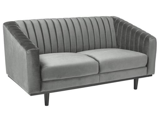 CANAPEA ASPREY 2 BLUVEL 14, GRI, TAPITATA IN STOFA/CATIFEA, STL MODERN, SIGNAL