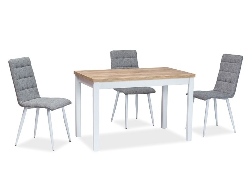 MASA DINING ADAM ALB/STEJAR LANCELOT 60X100 STIL SCANDINAV SIGNAL
