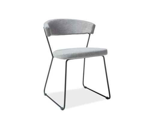 SCAUN DINING HELIX GRI/NEGRU STIL MODERN SIGNAL