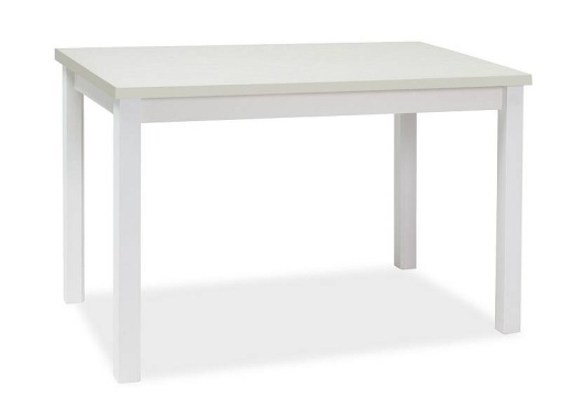 Masa dining ADAM 100X60, alb mat, din MDF si PAL, stil clasic, SIGNAL