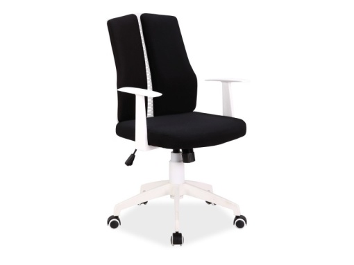 SCAUN DE BIROU Q-226 NEGRU/ALB STIL MODERN SIGNAL