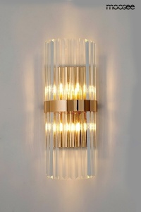 APLICA MILAGRO AURIE, CONFECTIONATA DIN METAL SI CRISTAL, STIL MODERN - Img 2