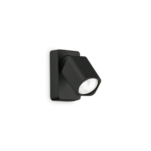 APLICA RUDY AP1 SQUARE, NEGRU, DIN ALUMINIU, STIL MODERN