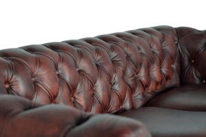 CANAPEA 200CM, MARO, DIN PIELE, STIL CHESTERFIELD, DESIGN CHESTERFIELD - Img 5
