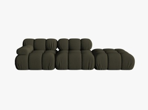 CANAPEA MODULARA BELLIS, DREAPTA, 3 LOCURI, 282 CM, DIVERSE CULORI SI MATERIALE, DESIGN DEOSEBIT - Img 5