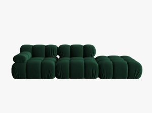 CANAPEA MODULARA BELLIS, DREAPTA, 3 LOCURI, 282 CM, DIVERSE CULORI SI MATERIALE, DESIGN DEOSEBIT - Img 15
