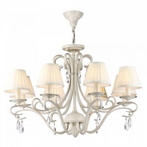 CANDELABRU BRIONIA ARM172-08-G, DIN METAL SI ORGANZA, STIL MODERN, MAYTONI