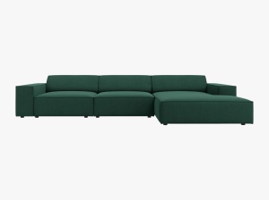 COLTAR JODIE, DREAPTA, 4 LOCURI, 284 CM, DIVERSE CULORI SI MATERIALE, DESIGN DEOSEBIT - Img 15