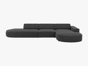 COLTAR JODIE, DREAPTA, 4 LOCURI, 342 CM, DIVERSE CULORI SI MATERIALE, DESIGN DEOSEBIT