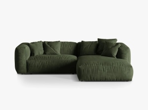 COLTAR MARTINA DREAPTA, 2 LOCURI, 280 CM, DIVERSE CULORI SI MATERIALE, DESIGN DEOSEBIT - Img 11