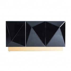 COMODA OZD REF. 27810, DIN METAL SI OGLINDA, STIL MODERN, VIC