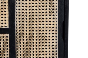 COMODA TV 1114, NEGRU, DIN LEMN DE MANGO, STIL VINTAGE G&C - Img 2