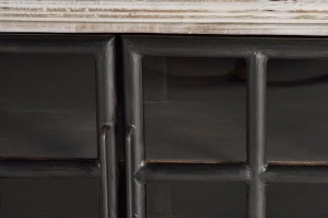 COMODA TV 1129, DIN LEMN DE MANGO, STIL INDUSTRIAL G&C - Img 6