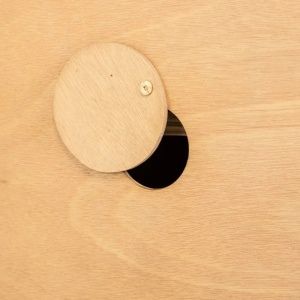 COMODA TV BELFORT, 185 CM, NATUR, DIN LEMN DE STEJAR SI METAL, RICHMOND INTERIORS - Img 8