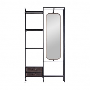 CUIER ORGANIZATOR ISLIP REF. 29632, DIN METAL SI OGLINDA, STIL VINTAGE, VIC