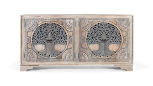 DULAP 180CM, 2180, LEMN DE MANGO, SCULPTAT MANUAL, ARTIM GROUP SELECTION