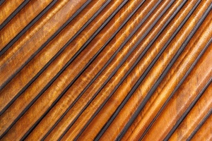 DULAP LIVING 120CM, LINE ART, MARO/NATUR, DIN LEMN MASIV DE MANGO, MDF SI CADRUL DIN METAL - Img 3