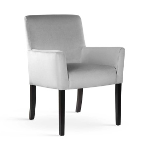 FOTOLIU CONFORTABIL TRINIDAD, ARGINTIU/NEGRU, STIL CLASIC, ATR