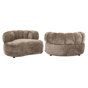 FOTOLIU LOUNGE PENELOPE NIAGARA 104 STONE CHENILLE, S5159, TAPITERIE CHENILLE, STIL MODERN