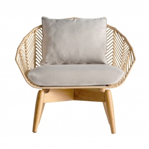 FOTOLIU PLISSÉ REF. 28394, DIN RATTAN, LEMN DE MAHON SI BUMBAC, STIL CLASIC, VIC